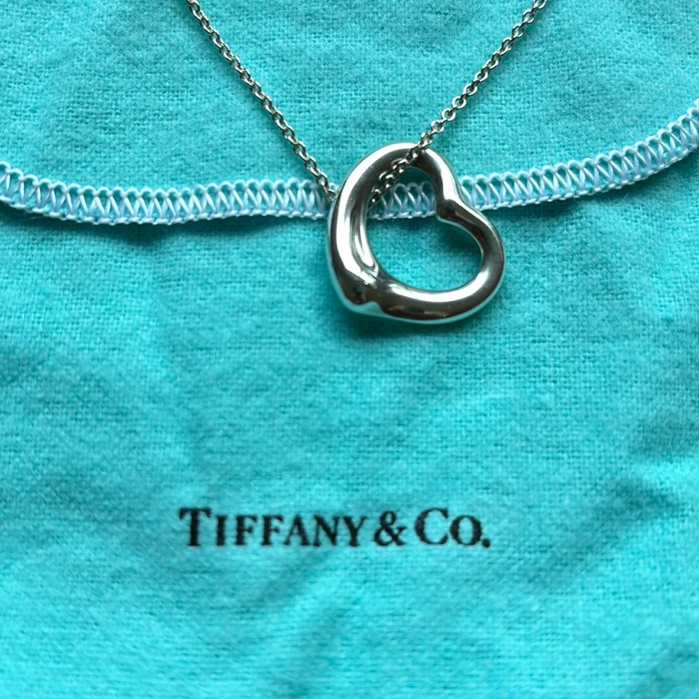 Tiffany & Co Elsa Peretti Open Heart Necklace